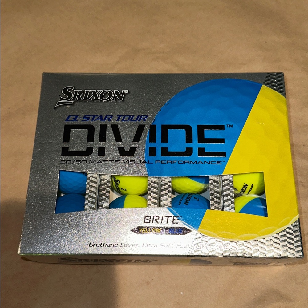 Srixon Q-Star Tour DIVIDE Bright yellow/Blue